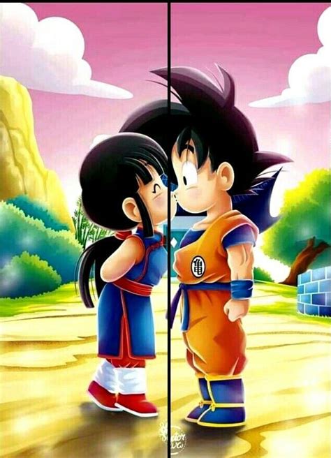 goku y su novia|Dibujos de goku y su novia